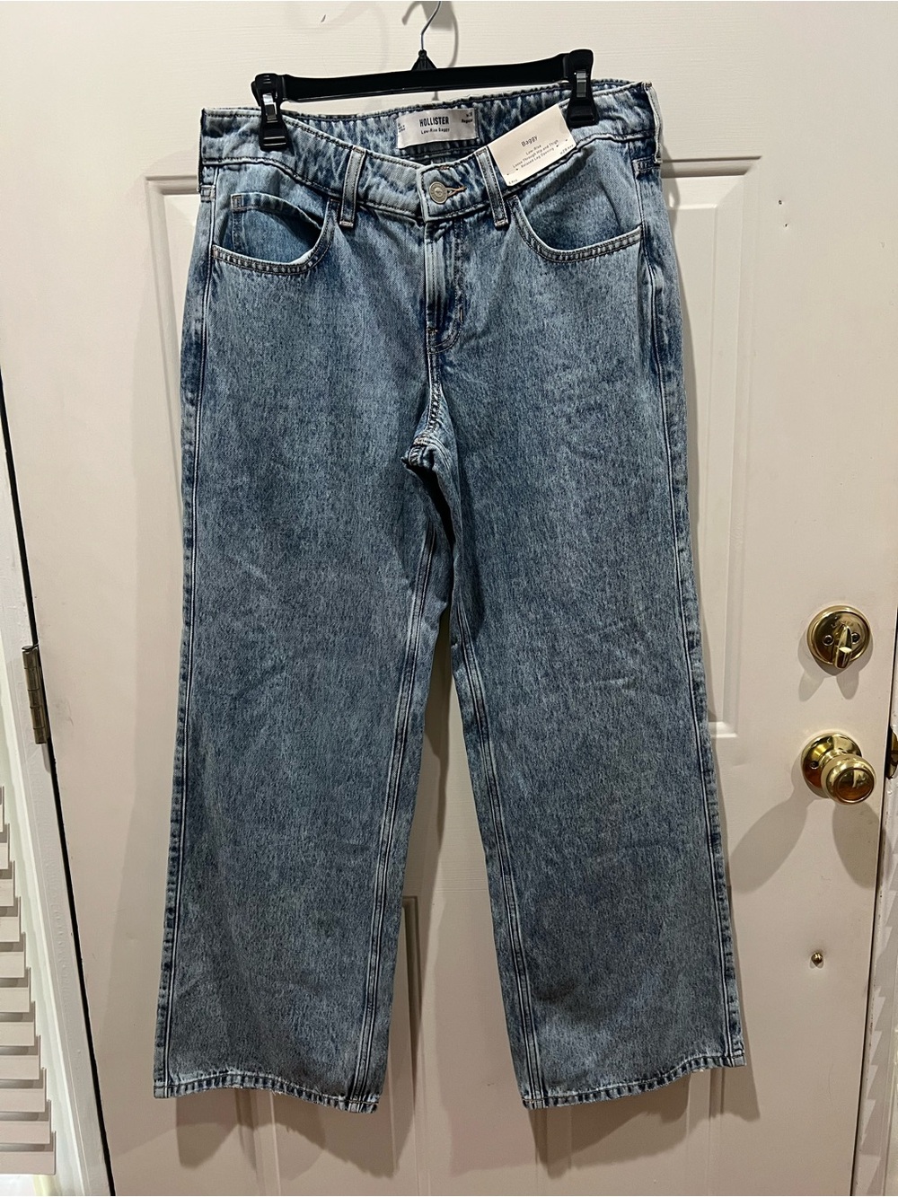 Hollister Light Blue Wide-Leg Jeans